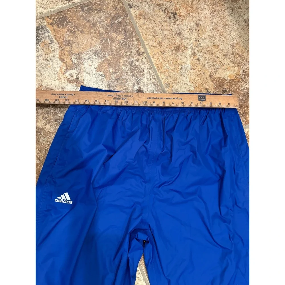 Adidas Kansas Jayhawks Track Suit Mens Large Blue Jacket Pants Set Basketball
